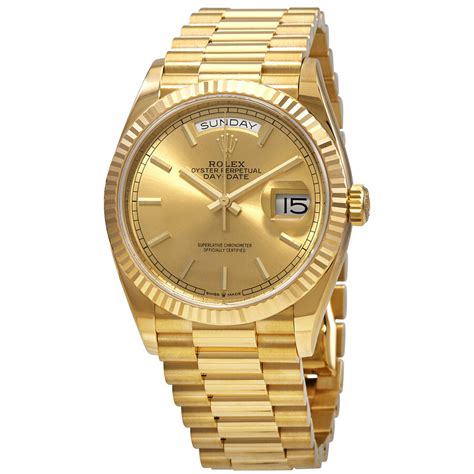 rolex day date 36 jomashop yellow gold champagne dial|Rolex Day.